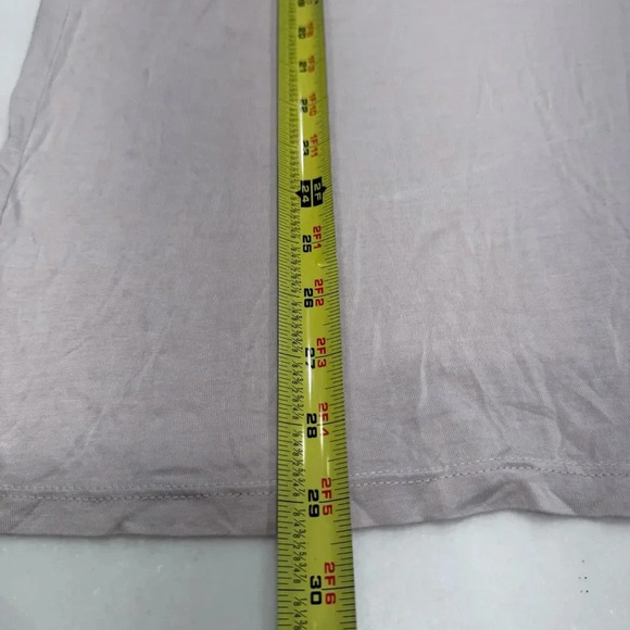 Vivienne Vivienne Tam Women’s Light Taupe Top With Embellished Shoulders Sz M - Picture 5 of 8